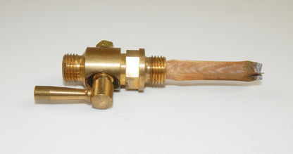 BRASS FUEL PETRO GASTANK PETCOCK VALVE HARLEY RICKMAN BSA TRIUMPH VINTAGE - MotoRaider