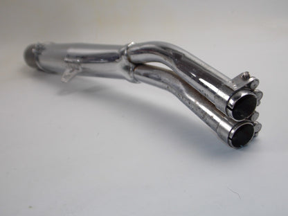 NOS SILENTIUM EXHAUST MOTORCYCLE MUFFLER 2-1 L=860mm INLET ID=31mm BODY D=80mm - MotoRaider