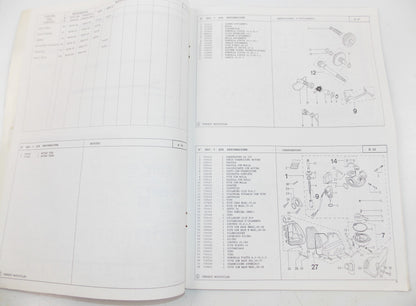 09/1997 PEUGEOT SCOOTER TREK PARTS CATALOG MANUAL BOOK ITALIAN - MotoRaider