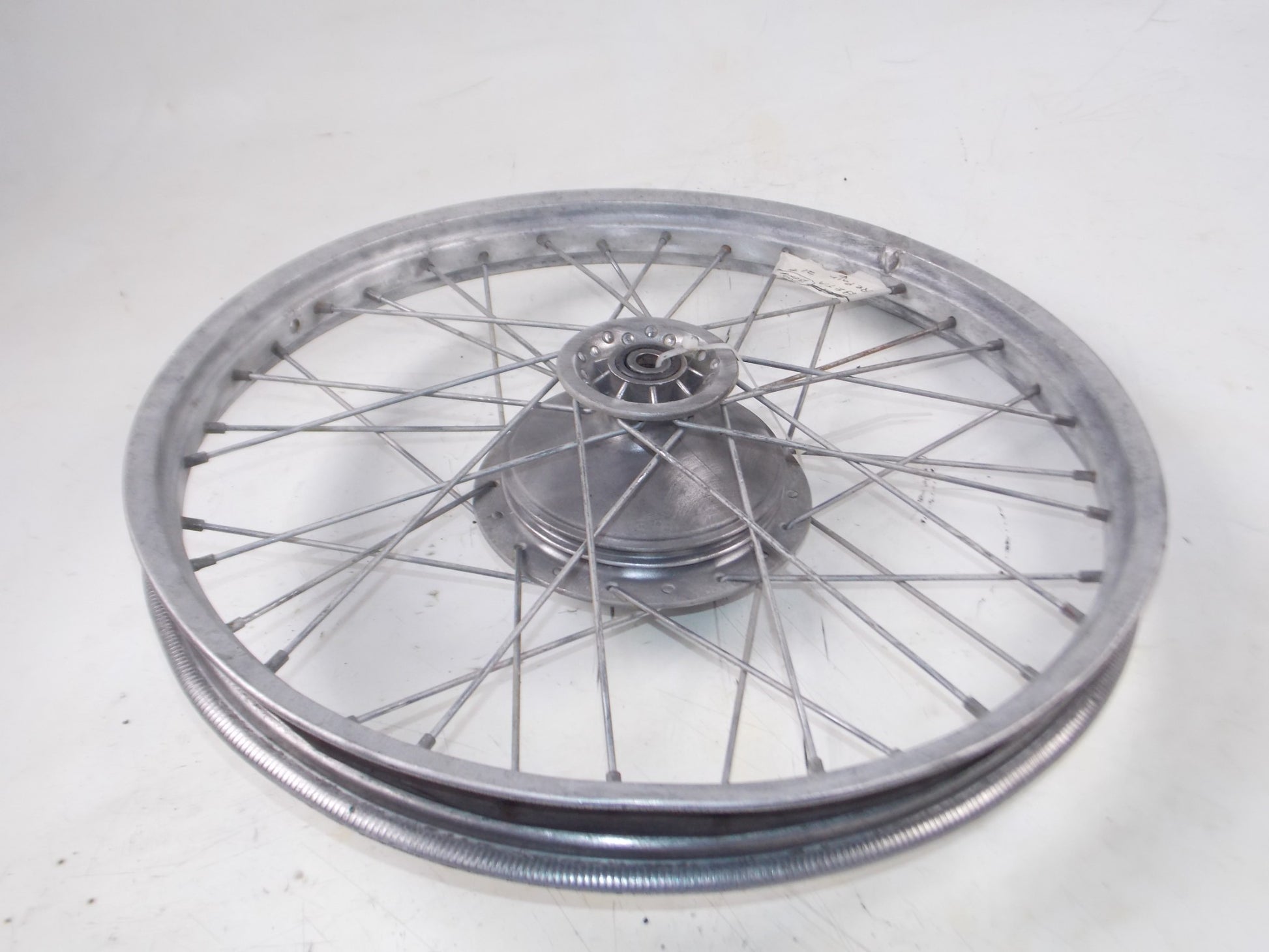 21" FRONT WHEEL RIM HUB SPOKES BRAKE PLATE GRIMECA BETA APRILIA GILERA CAGIVA - MotoRaider