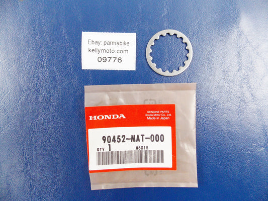 NOS OEM 1997-2016 HONDA GL1800 NC700 CTX700 NRX1800 WASHER 90452-MAT-000 - MotoRaider