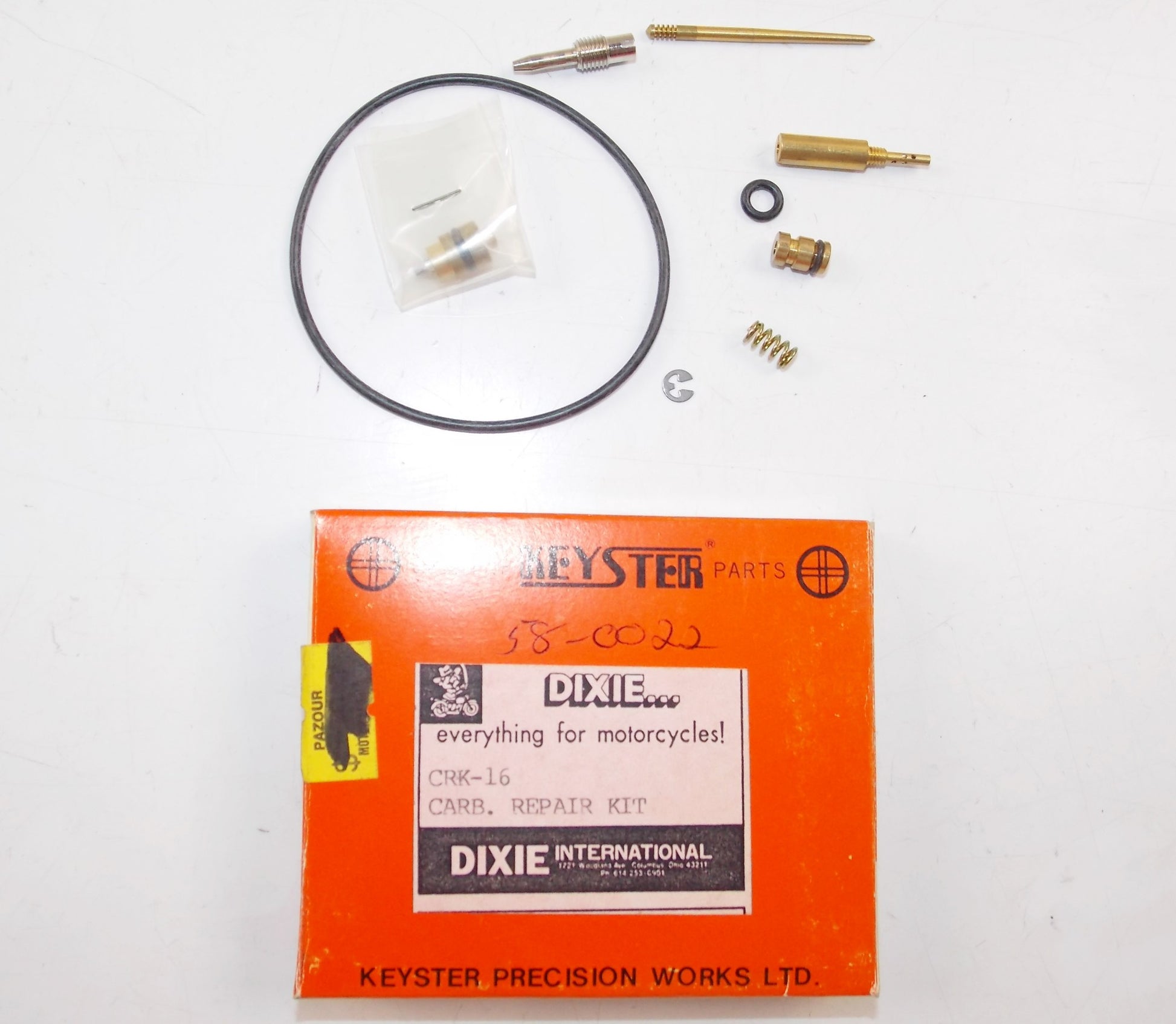 KEYSTER PARTS CARBURETOR REPAIR KIT HONDA CB400 CRK-16 - MotoRaider