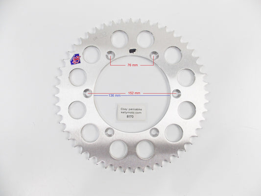 1991-95 HUSQVARNA SPROCKET SPECIALISTS 178/52 ALLOY REAR SPROCKET 52T 800060066 - MotoRaider