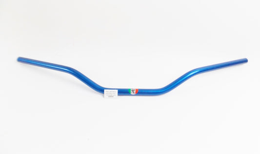 MOTORCYCLES ALUMINUM HANDLEBAR W=33.5" D=7/8" 22mm BLUE CAGIVA YAMAHA HONDA PUCH - MotoRaider