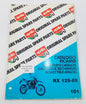 1989 APRILIA RX125 FRAME ENGINE CHASSIS MOTOR SPARE PART CATALOG MANUAL BOOK 101 - MotoRaider