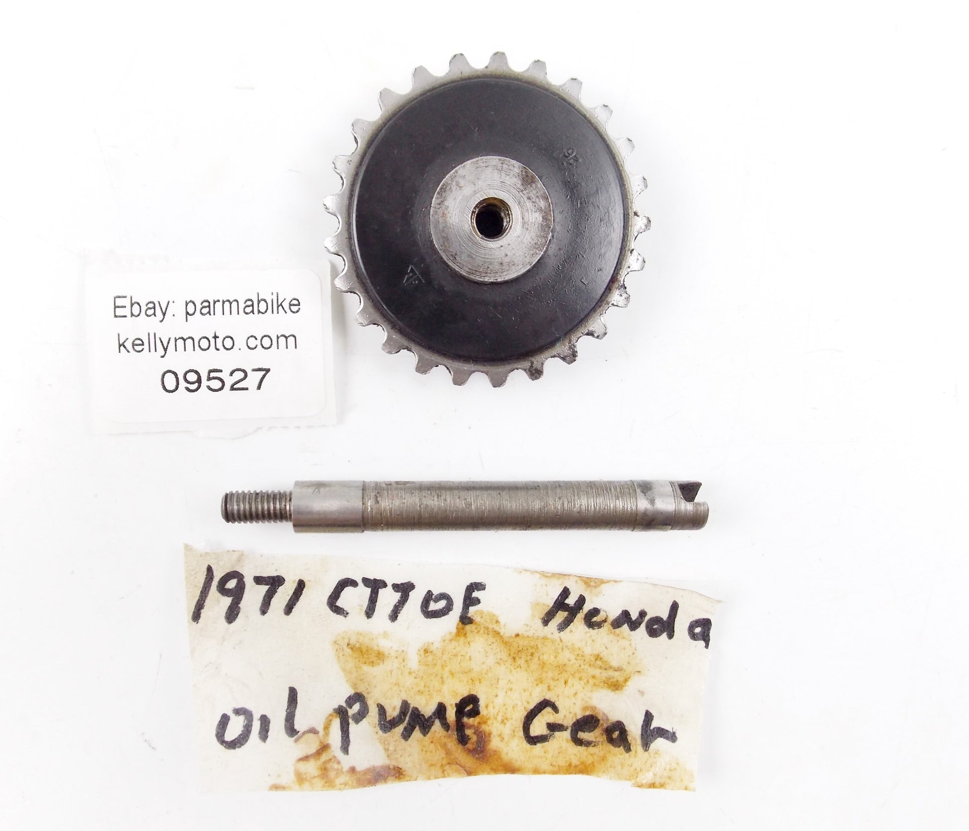 1971 HONDA CT70E TRAIL-70 MOTOR ENGINE CAM CHAIN GUIDE SPROCKET 25 T - MotoRaider