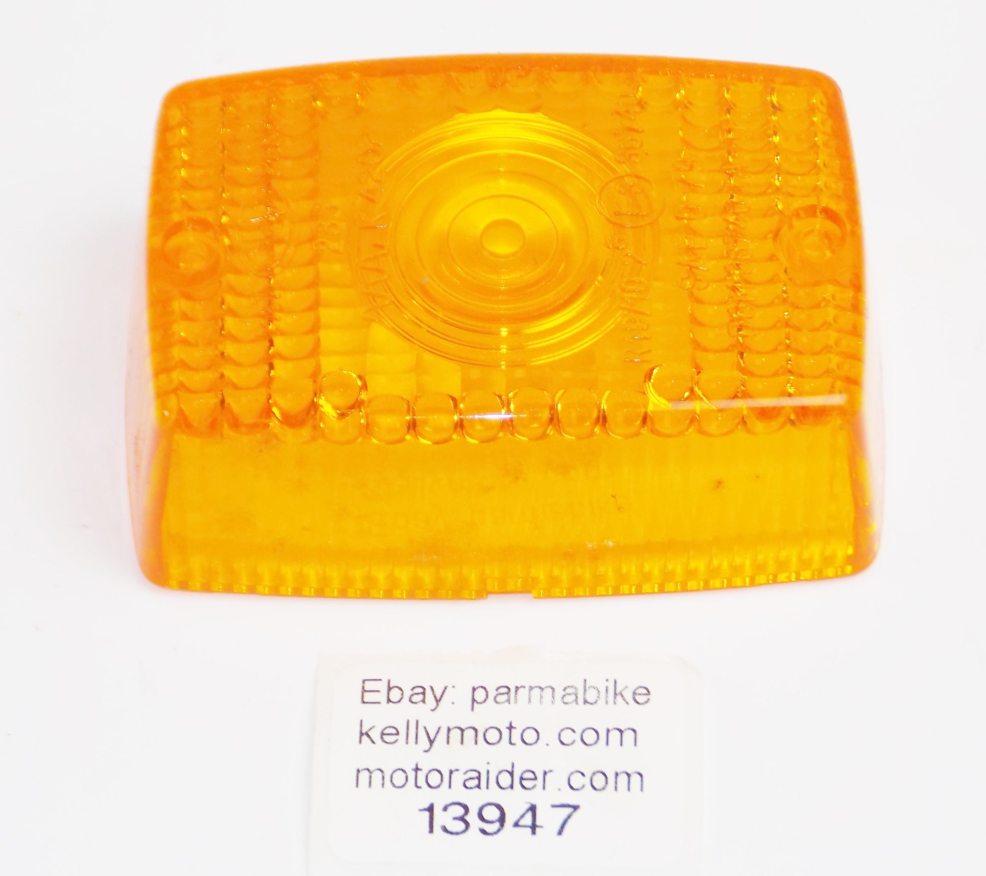 NOS CEV 236 ( K4202 ) TURN SIGNAL FLASHER INDICATOR LENS AMBER CAGIVA LAVERDA - MotoRaider