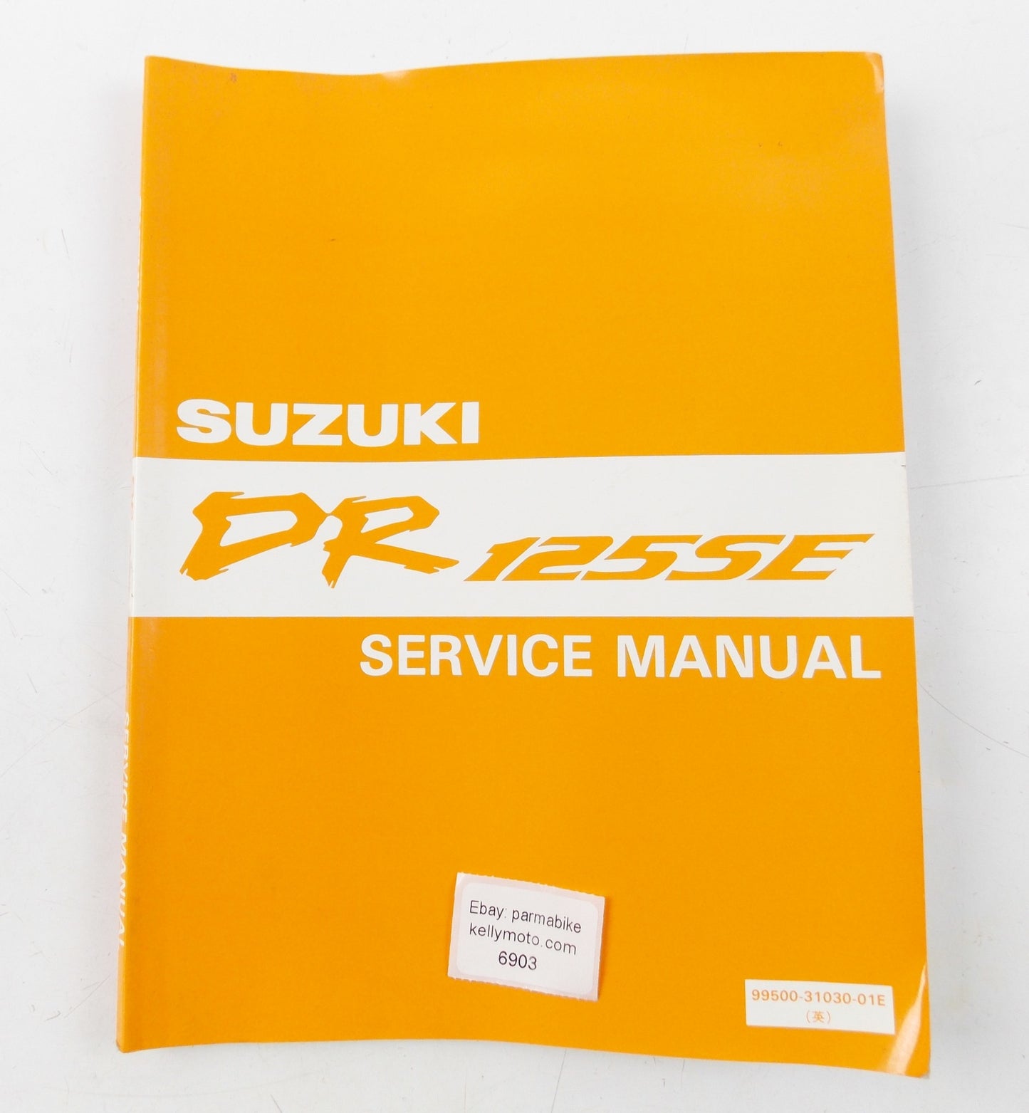 OEM SUZUKI 1993 DR125 SE SERVICE MANUAL BOOK ENGLISH 99500-31030-01E - MotoRaider