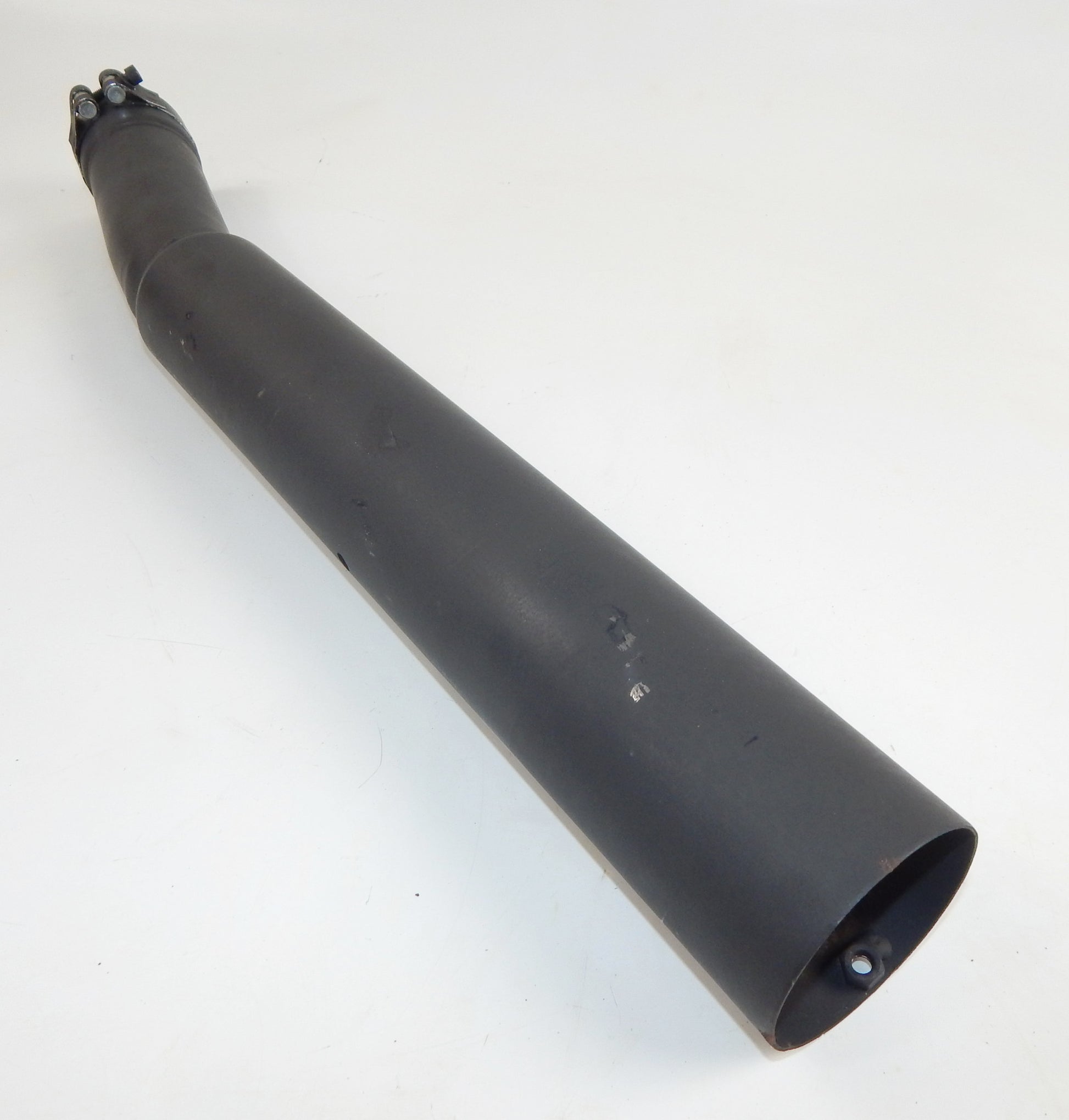 NOS MARVING BLACK HEADER FRONT EXHAUST MUFFLER PIPE KAWASAKI Z550 GP UNITRAK K52 - MotoRaider