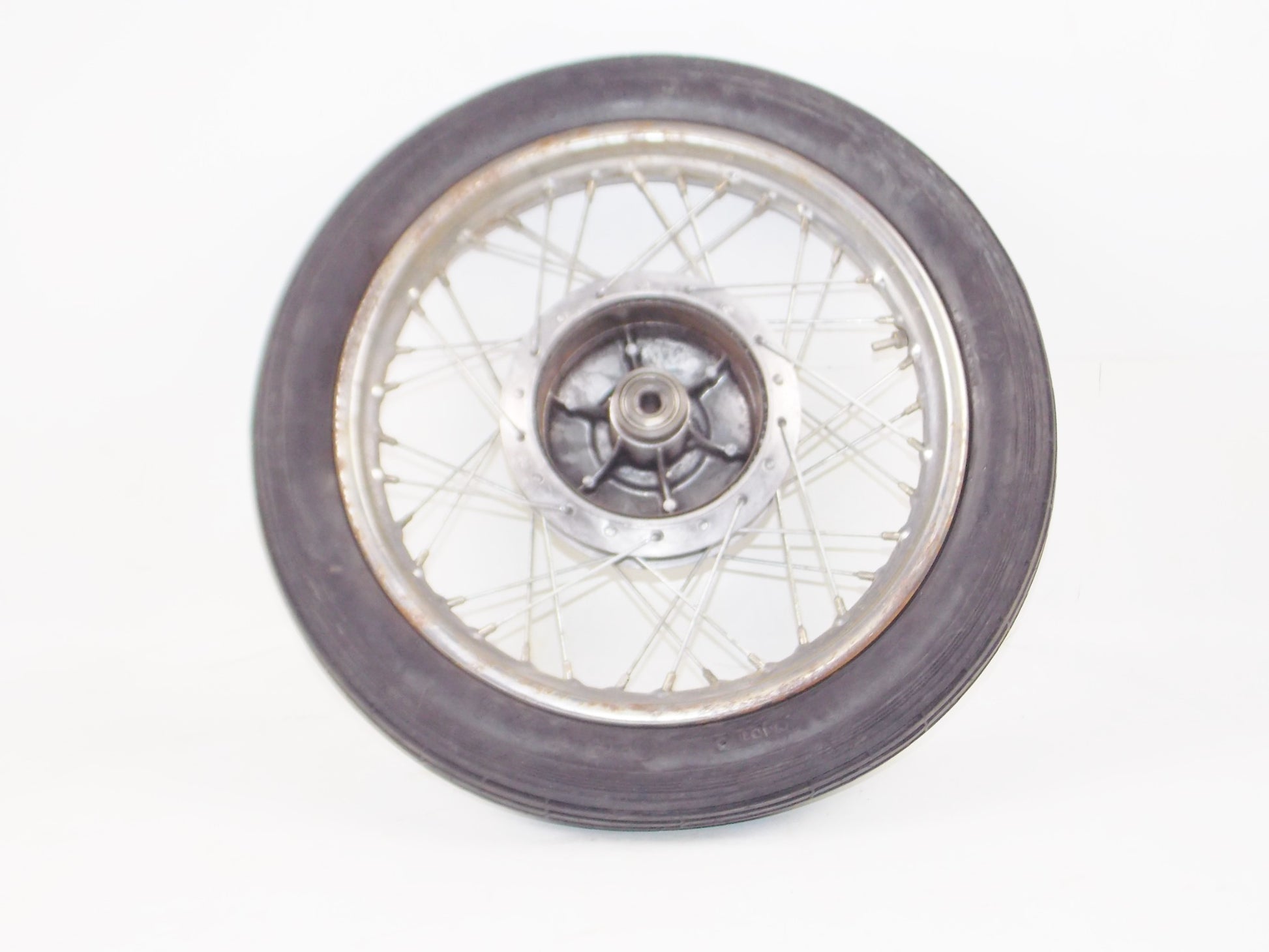 1960's HONDA CA 150 DREAM FRONT WHEEL HUB SPOKES RIM - MotoRaider