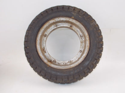 1970's HONDA CT70 TRAIL 70 FRON REAR WHEEL RIM 4.00-10 TIRE - MotoRaider