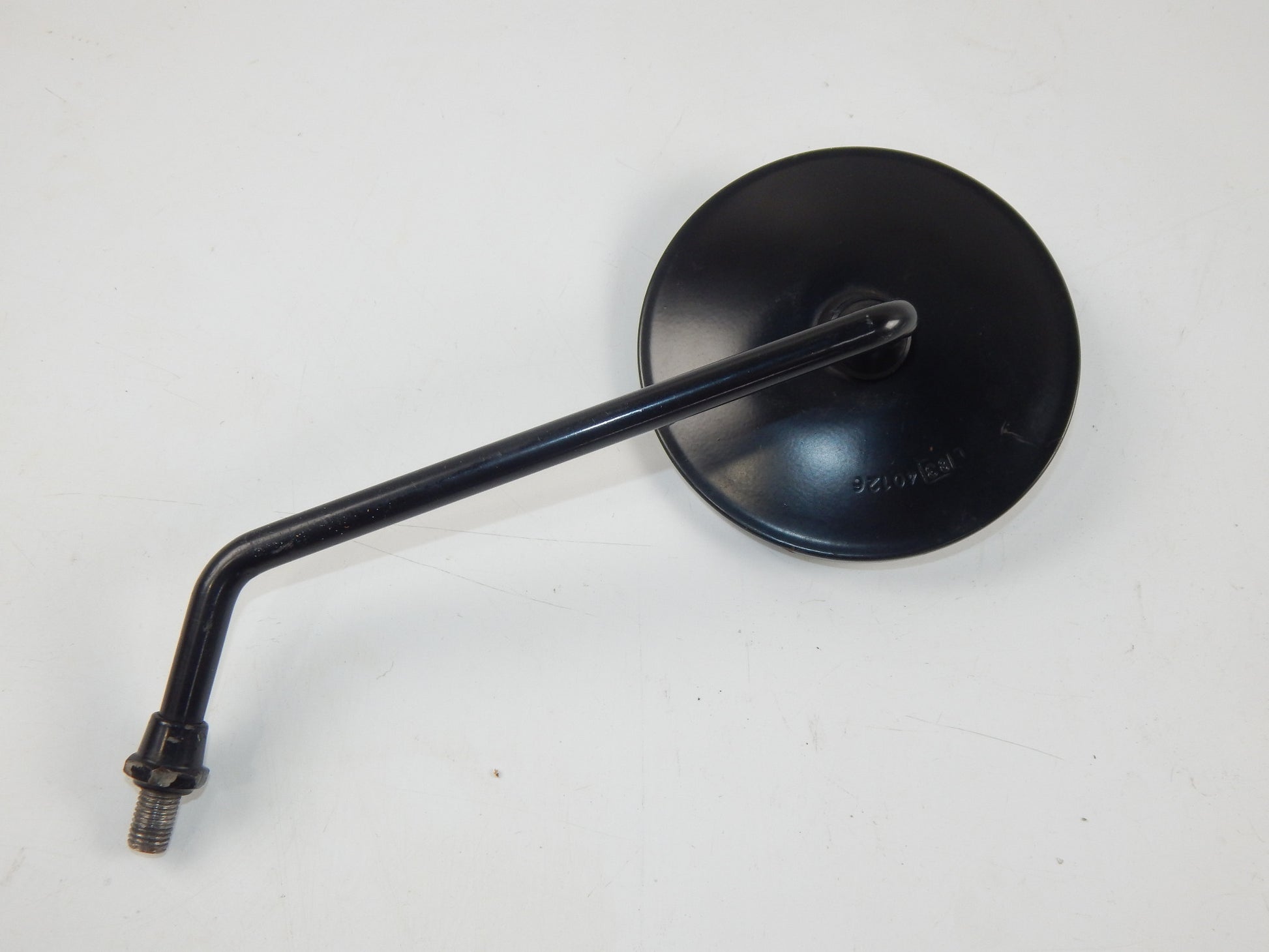 MOTORCYCLE REAR VIEW MIRROR LEFT BLACK DUCATI GUZZI BENELLI YAMAHA THREAD D=10mm - MotoRaider