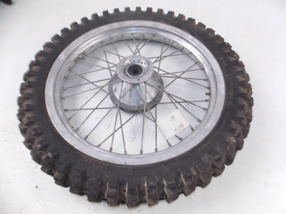 18" REAR WHEEL TIRE RIM HUB SPOKES BETA APRILIA GILERA CAGIVA VINTAGE ITALY - MotoRaider