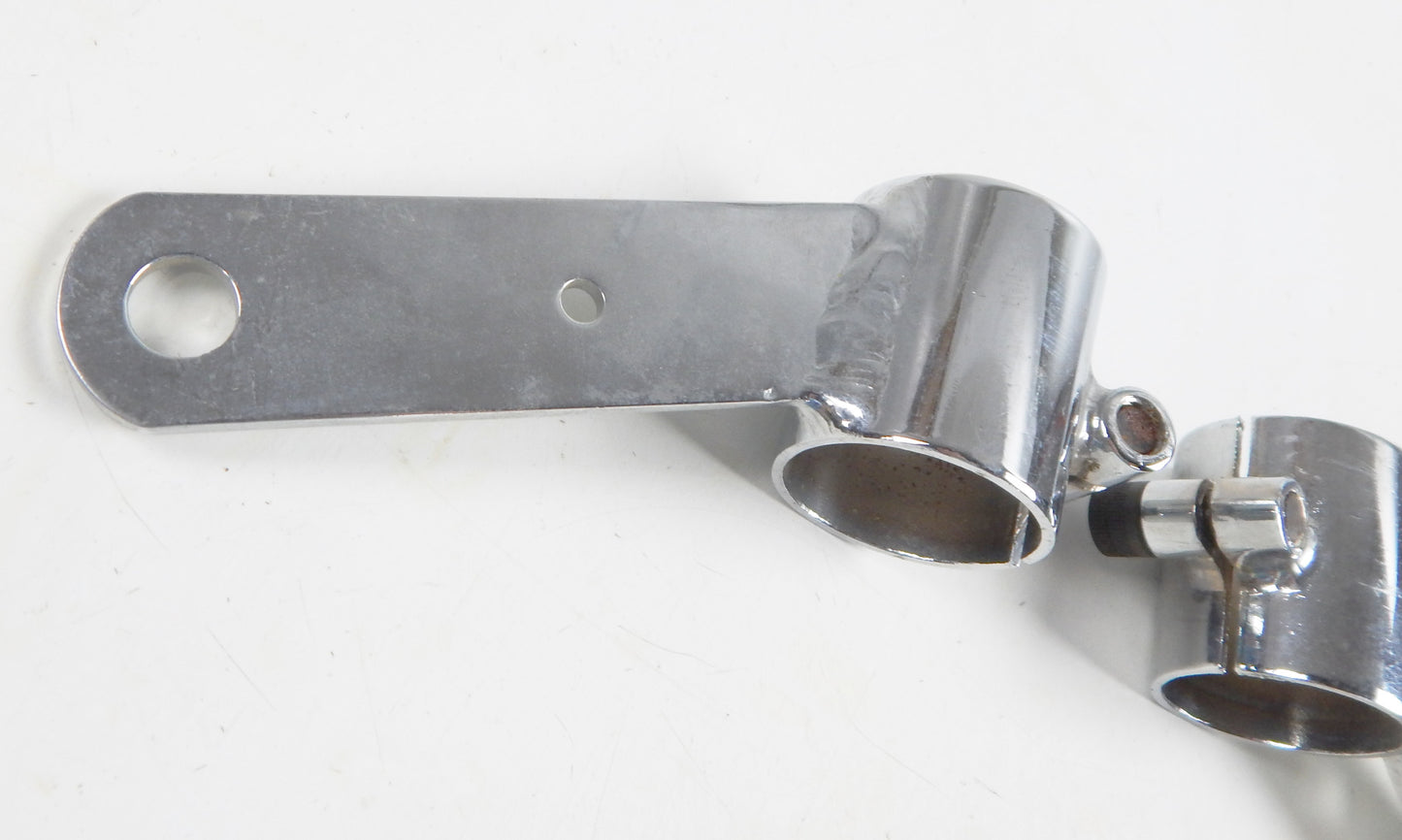 VINTAGE MOTORCYCLE MOPED HEAD LIGHT BRACKETS ID=31mm ARM L=72 mm SACHS PUCH DKW - MotoRaider