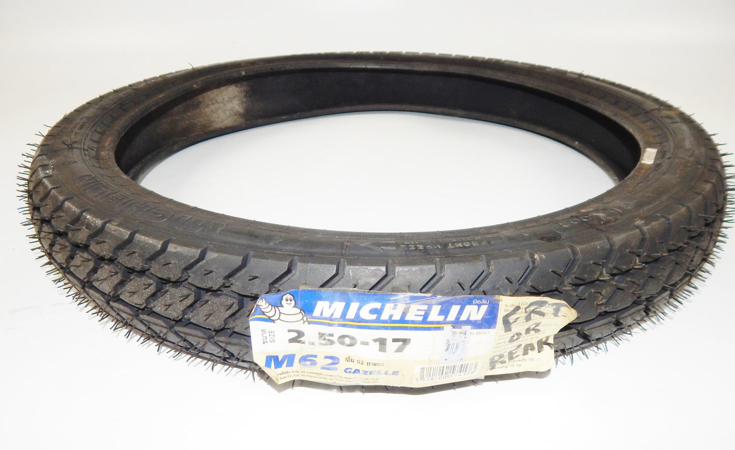 MICHELLIN GAZELLA WHEEL TIRE 250x17 M62 DUCATI GILERA YAMAHA MV LAVERDA HONDA MZ - MotoRaider