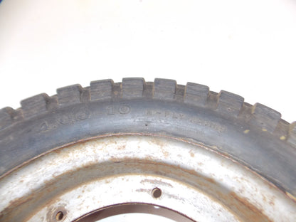 1970's HONDA CT70 TRAIL 70 FRON REAR WHEEL RIM 4.00-10 TIRE - MotoRaider