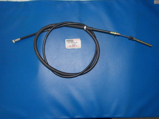 NOS YAMAHA 1983-1985  YT125  BRAKE CABLE  20E-26341-00 - MotoRaider