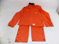 1990's LOOKWELL WATERPROOF MOTORCYCLE RAIN SUITE ORANGE SMALL L=60" W=21" BMW - MotoRaider