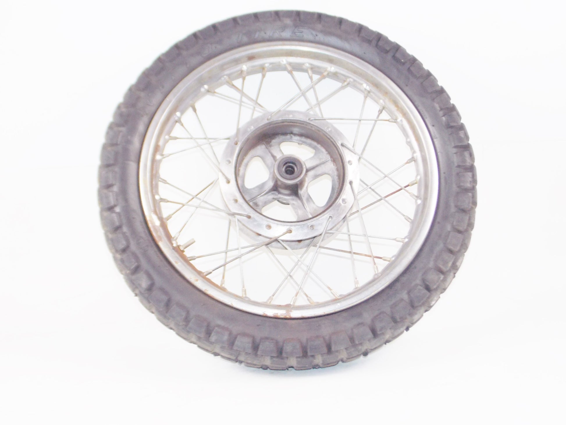 1960's HONDA CA 150 DREAM REAR WHEEL HUB SPOKES RIM - MotoRaider