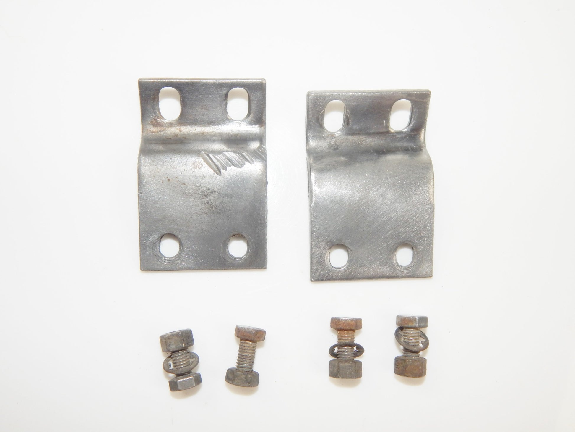 1959 LAMBRETTA LI 150 CENTER STAND MOUNT BRACKET PLATES CLAMPS VINTAGE SCOOTER - MotoRaider