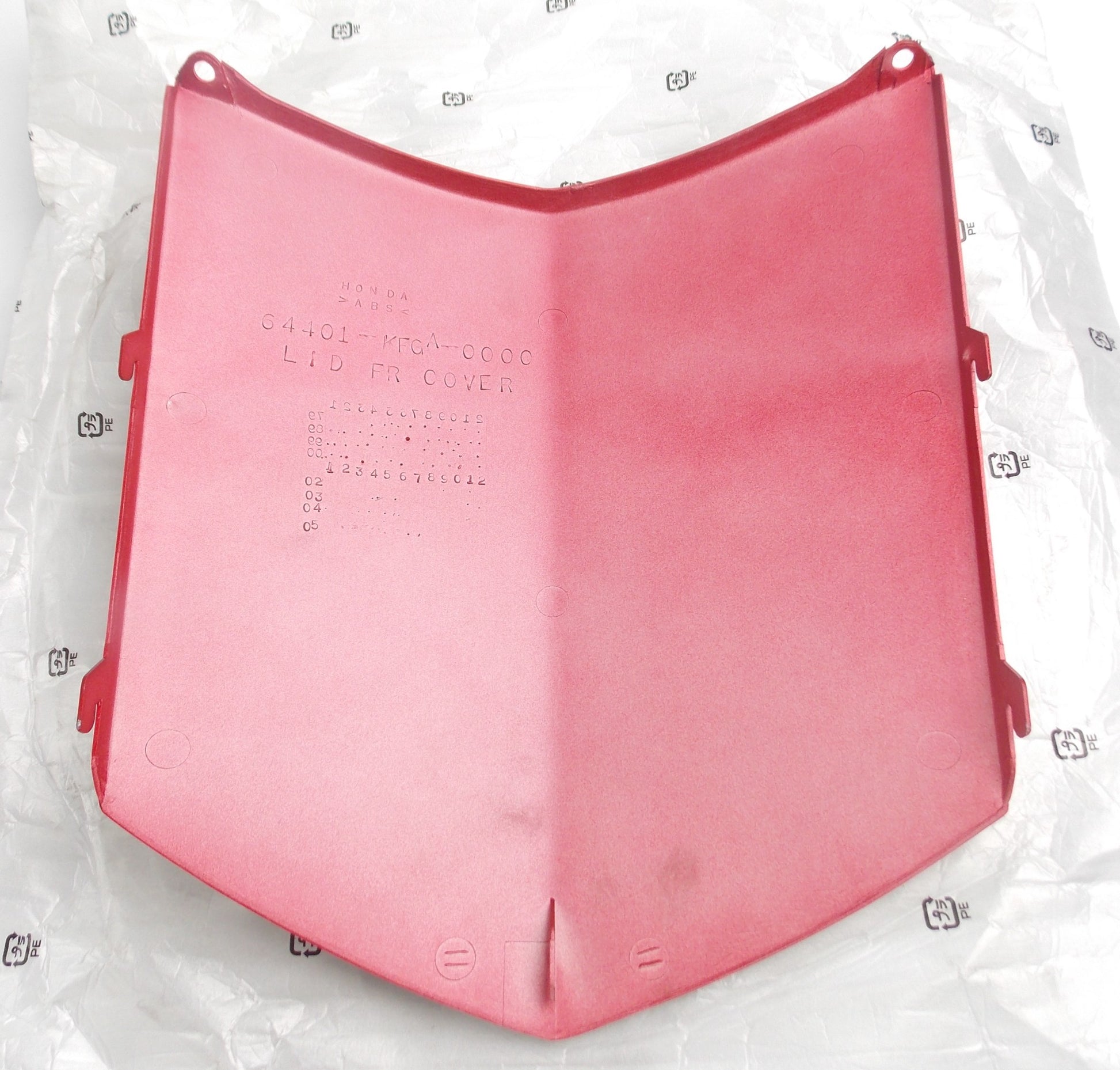 HONDA 2005 FES FRONT COVER BURGUNDY PANEL FORESIGHT 64401-KFGA-000 64401KFGA0000 - MotoRaider