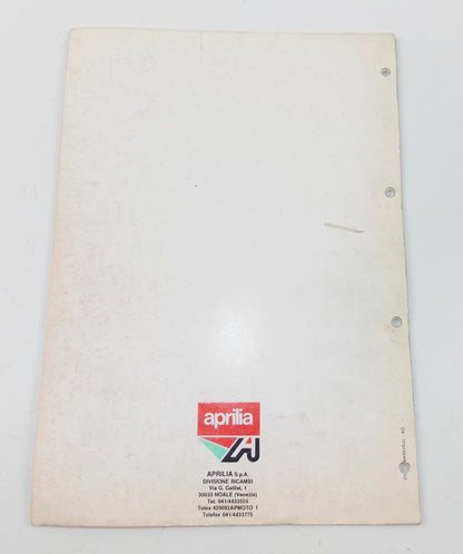 1990 APRILIA RED ROSE 125 SPARE PARTS CATALOG MANUAL BOOK 605 - MotoRaider