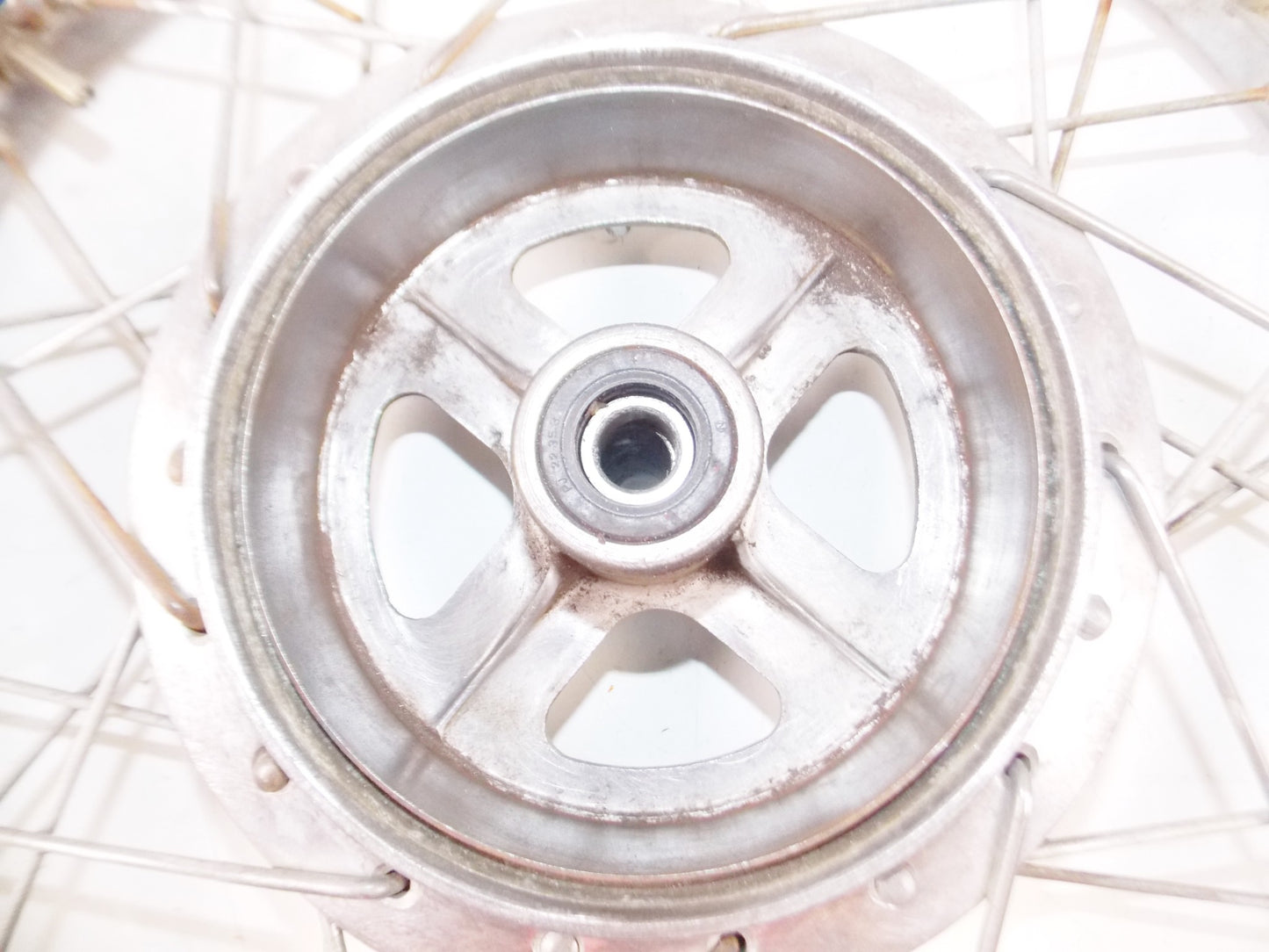 1960's HONDA CA 150 DREAM REAR WHEEL HUB SPOKES RIM - MotoRaider