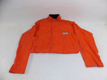 1990's LOOKWELL WATERPROOF MOTORCYCLE RAIN SUITE ORANGE SMALL L=60" W=21" BMW - MotoRaider