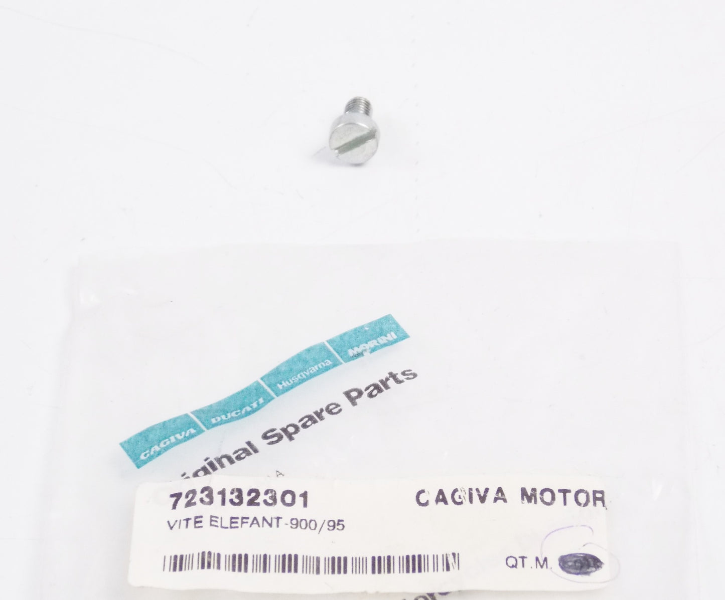 NOS OEM MV AGUSTA CAGIVA 1995 ELEFANT 900 SCREW 723132301 - MotoRaider