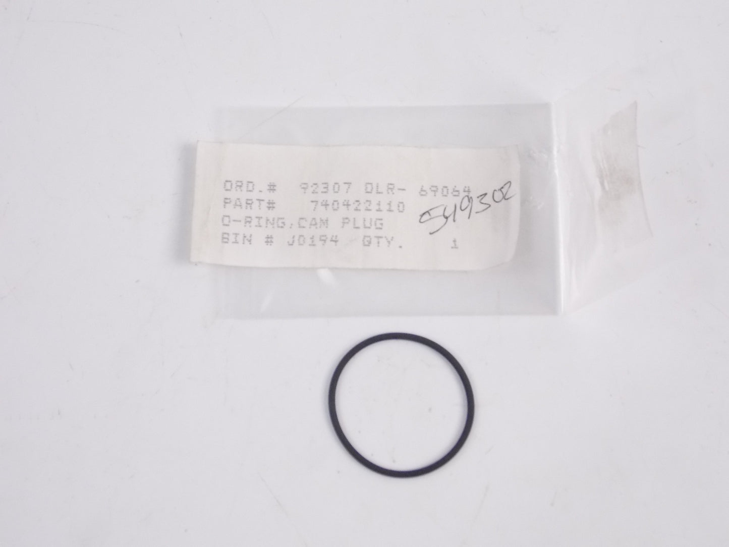 NOS OEM HUSQVARNA O RING, CAM PLUG 740422110 - MotoRaider