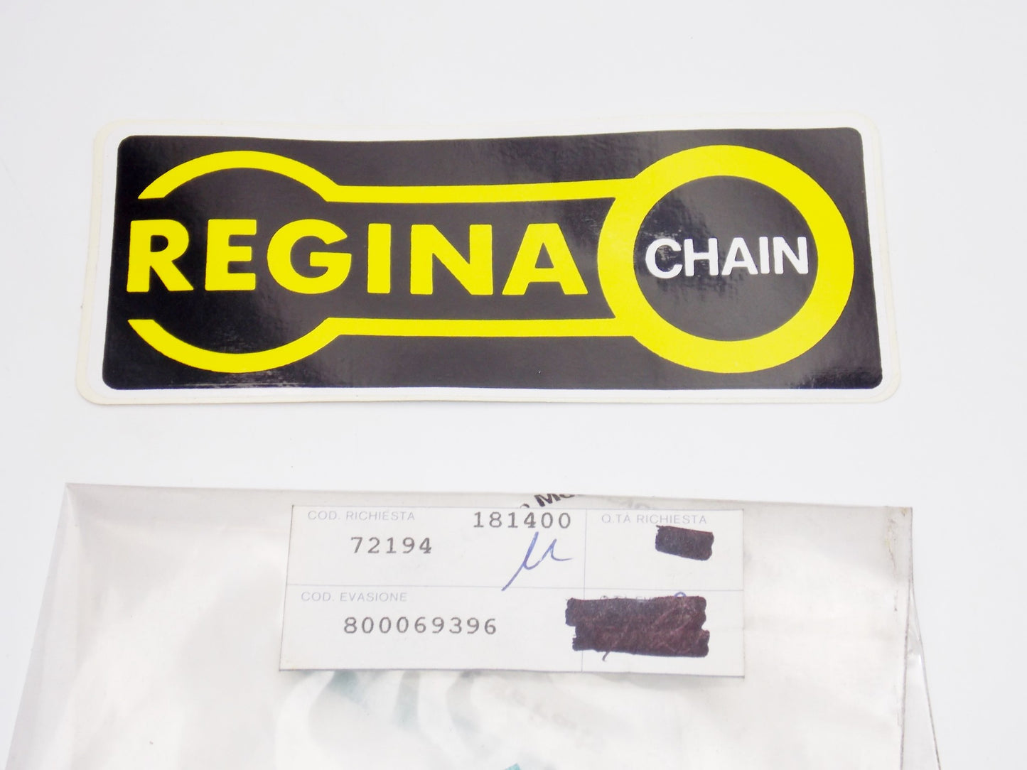 NOS OEM CAGIVA 91-93´s MITO RACING MITO 2 DECAL STICKER CHAIN "REGINA" 800069396 - MotoRaider