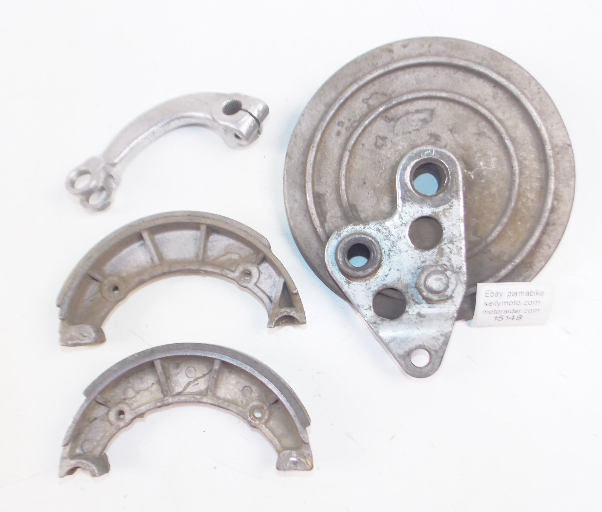 1976 BETA CR 125 250 REAR WHEEL BRAKE PLATE D=160mm GRIMECA SWM APRILIA CAGIVA - MotoRaider