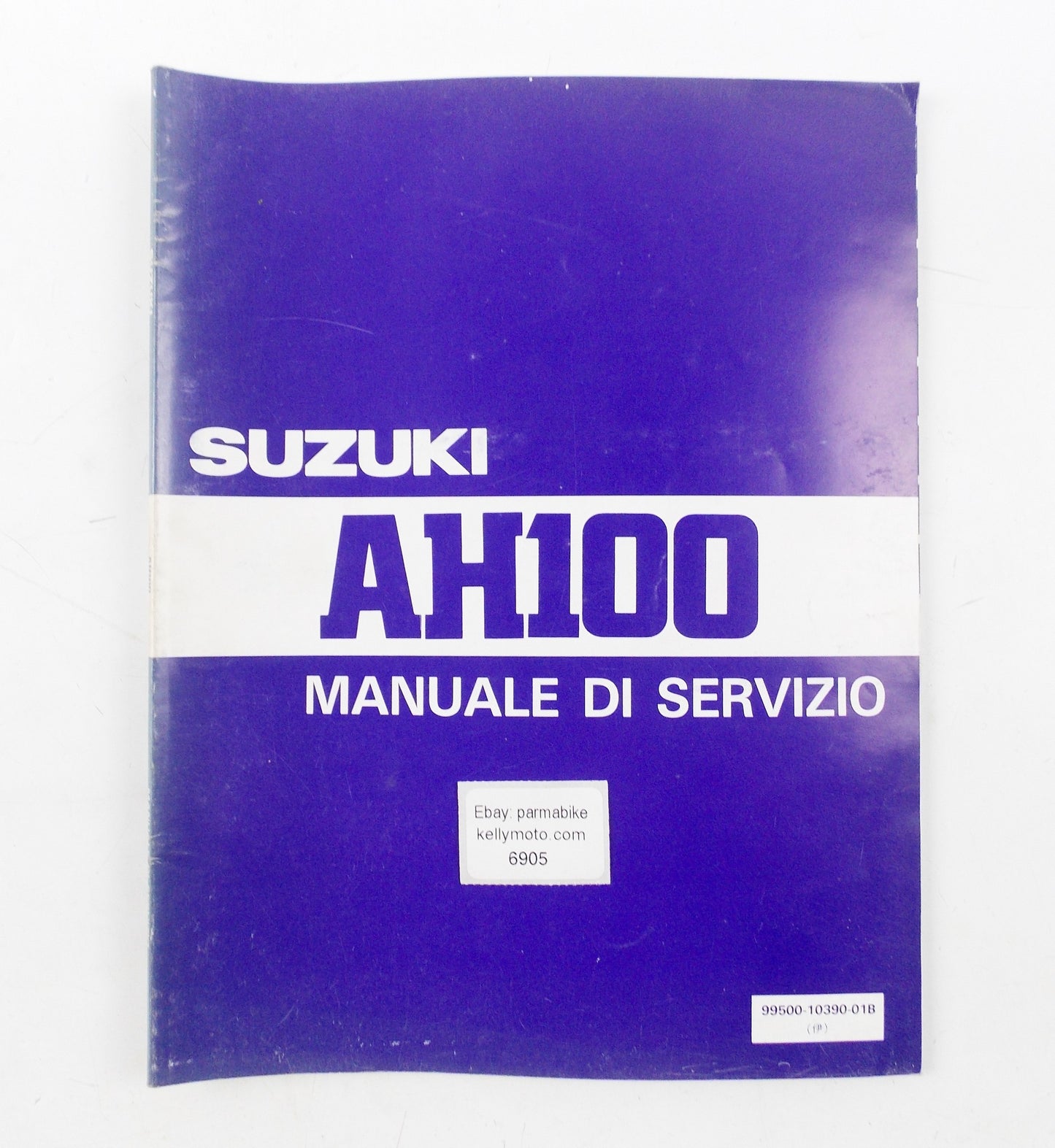 OEM SUZUKI AH100 SERVICE MANUAL MAINTENANCE BOOK ITALIAN 99500-10390-01B - MotoRaider