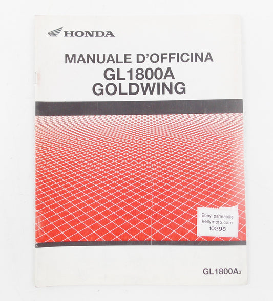 HONDA GL1800-A3 GOLDWING WORKSHOP MANUAL REPAIR ELECTRICAL SERVICE BOOK ITALIAN - MotoRaider