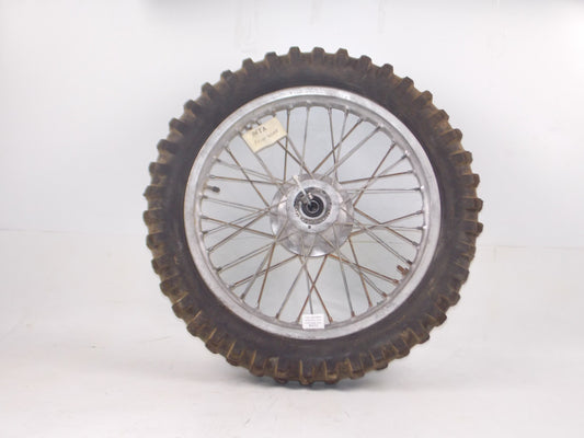 18" REAR WHEEL TIRE RIM AKRONT HUB SPOKES BETA SIMONINI CAGIVA APRILIA VINTAGE - MotoRaider