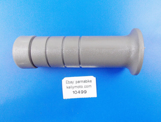 NOS OEM PIAGGIO 1997 VESPA 50 GRAY HANDLEBAR GRIP RUBBER 266187 - MotoRaider