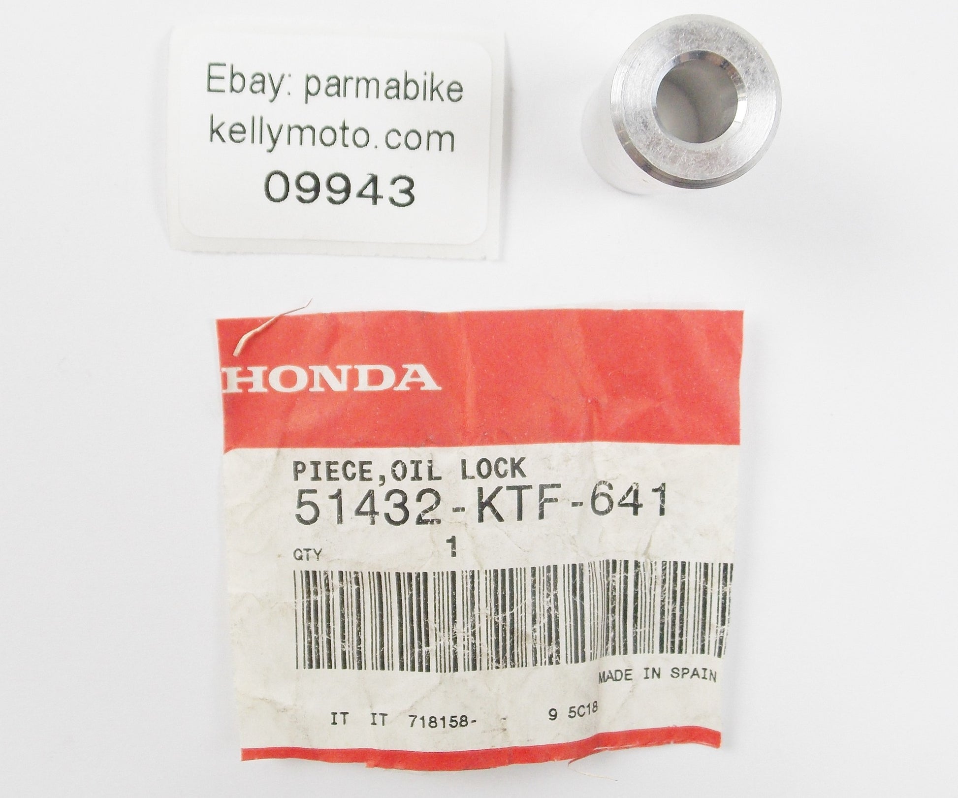 OEM HONDA PES125 2006-09/SH150 2009-11 FRONT FORK PIECE OIL LOCK 51432-KTF-641 - MotoRaider