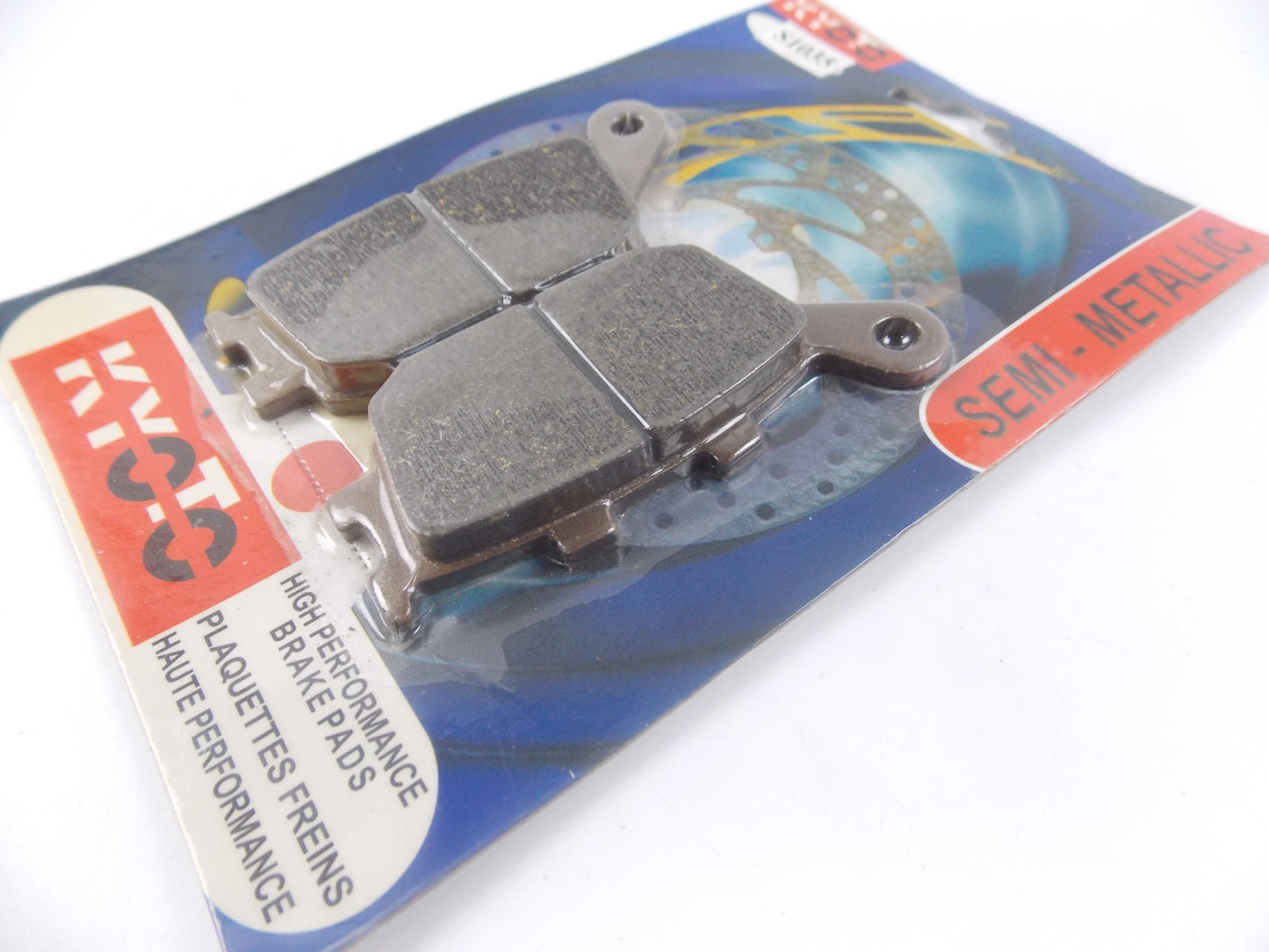 NOS KYOTO SEMI METALLIC REAR PAIR BRAKE PADS HONDA/KAWASAKI/SUZUKI/YAMAHA S1035 - MotoRaider