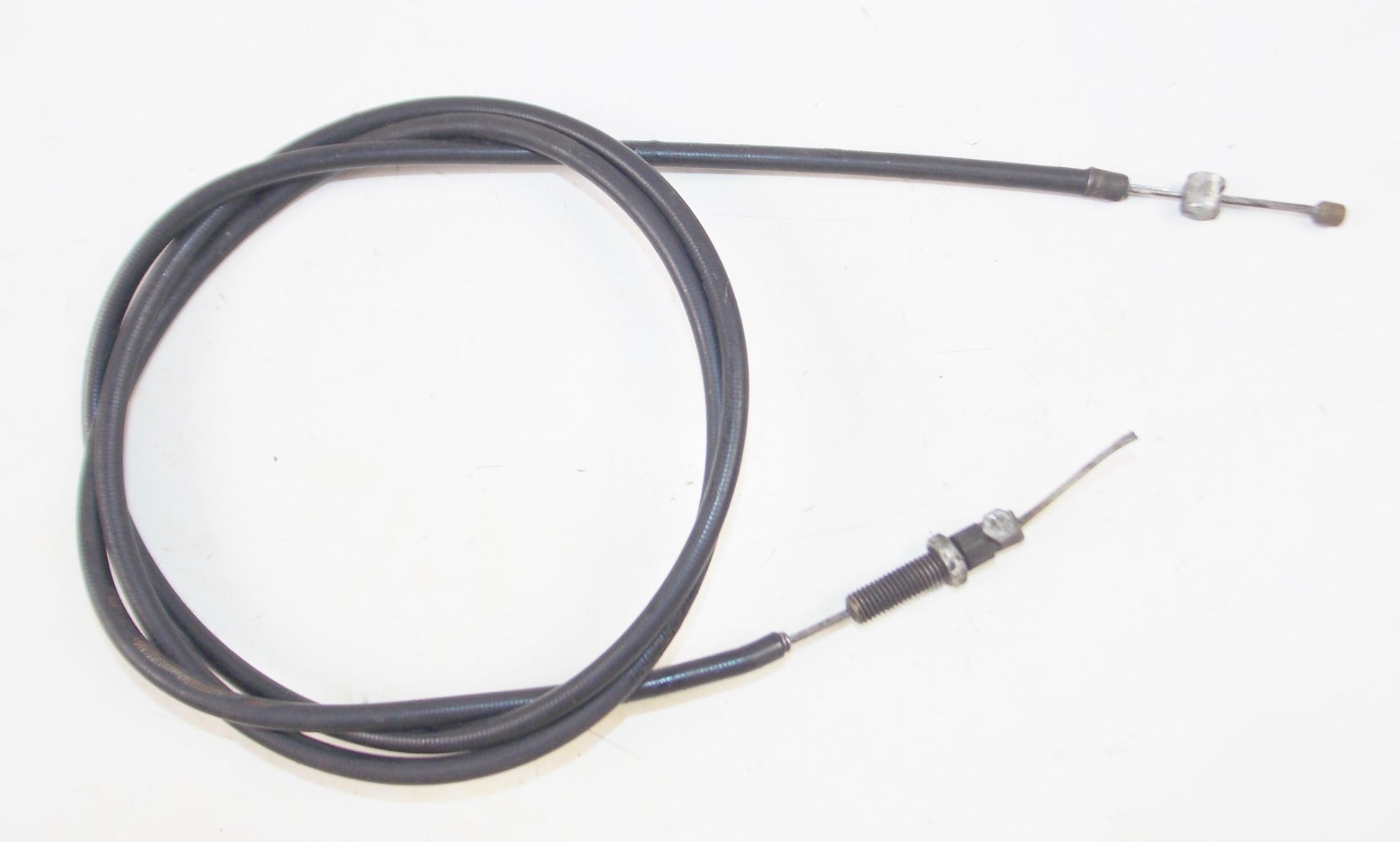 1972 MORINI CORSARO 125 BLACK VINYL FRONT WHEEL BRAKE CABLE - MotoRaider