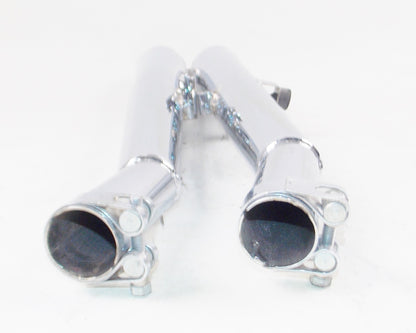 1 PAIR SITO VINTAGE MOTOCYCLE MUFFLER EXHAUST PIPE L=700mm ID=34mm VINTAGE ITALY - MotoRaider