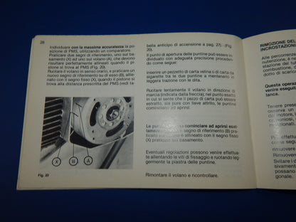 1980's MALANCA 2+ TIGROTTO ST54 GTS 50cc MOPED OWNER MANUAL MAINTENANCE BOOK - MotoRaider