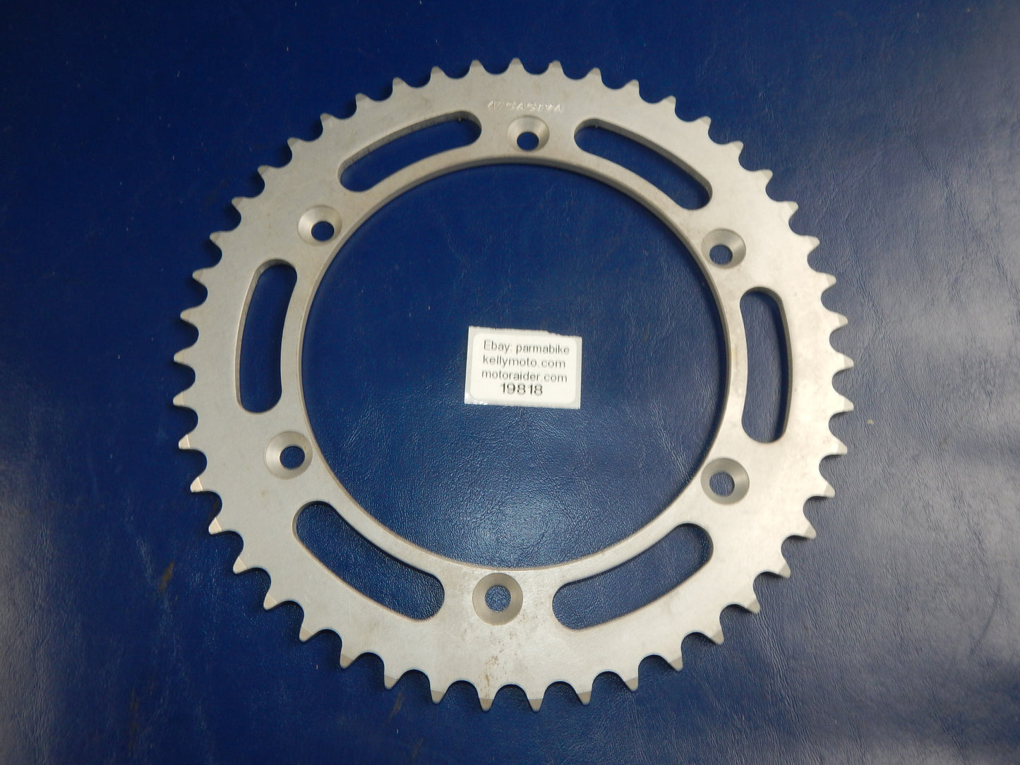 CAGIVA 47T REAR WHEEL SPROCKET ALUMINUM DUCATI MORINI HUSQVARNA VINTAGE - MotoRaider