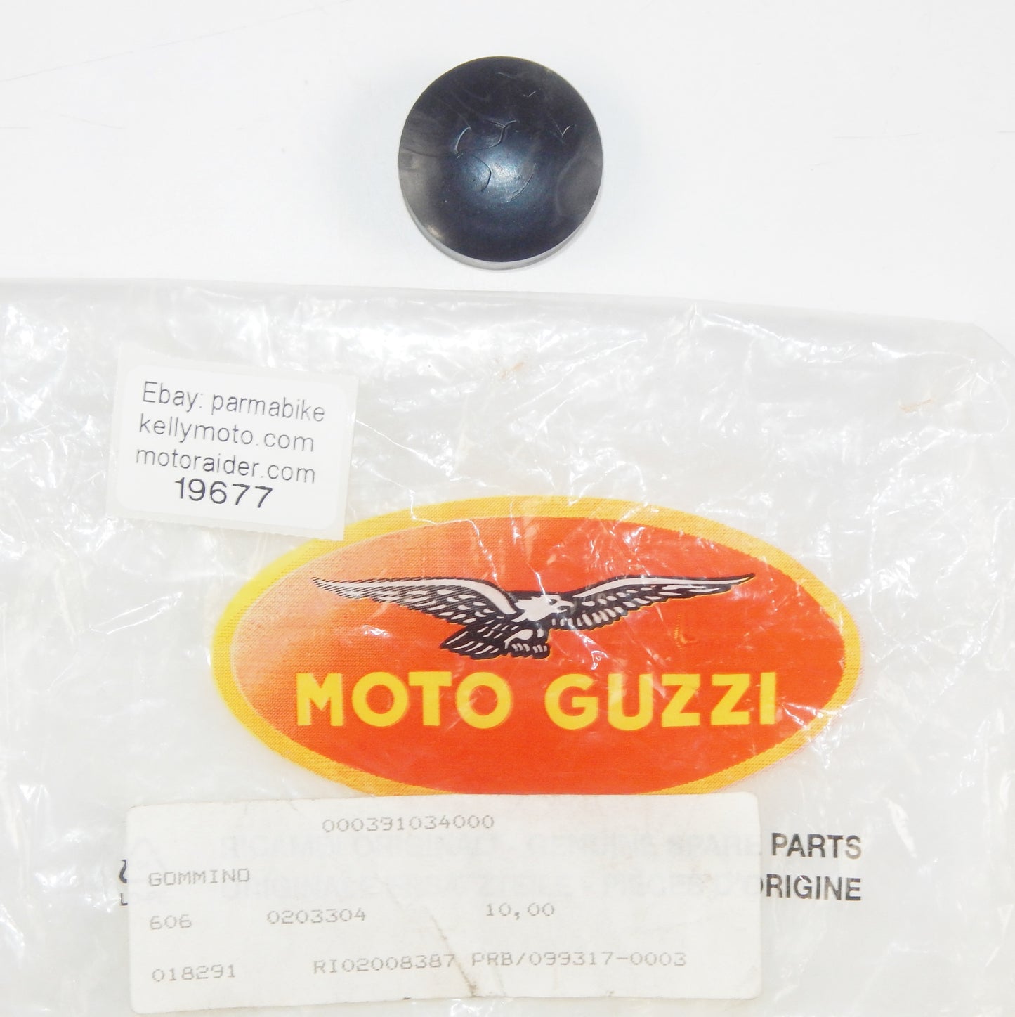 OEM MOTO GUZZI  V35 V50 FUEL TANK / SIDESTAND BUMPER RUBBER PAD DUCATI 750 Sport - MotoRaider