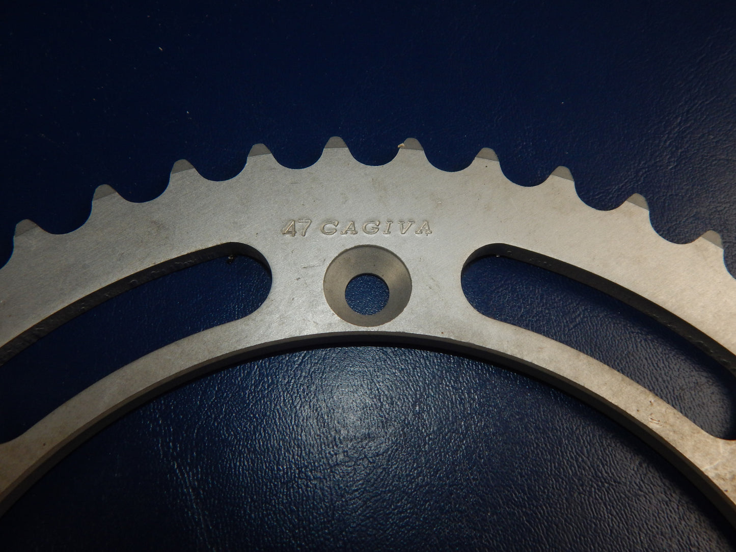 CAGIVA 47T REAR WHEEL SPROCKET ALUMINUM DUCATI MORINI HUSQVARNA VINTAGE - MotoRaider