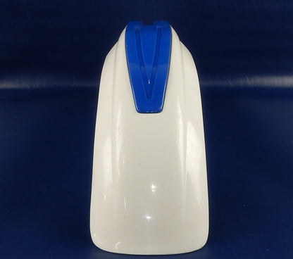 STILL MOTOR A443 FRONT FENDER WHITE BLUE PLASTIC CAGIVA HUSQVARNA YAMAHA L=37.5" - MotoRaider