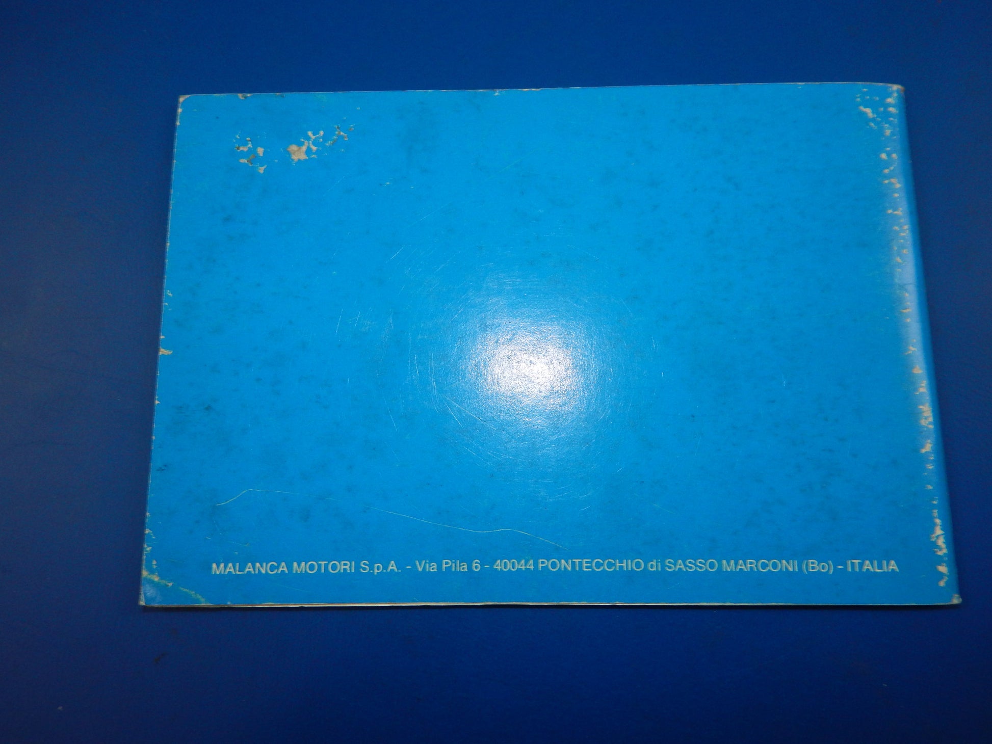 1980's MALANCA 2+ TIGROTTO ST54 GTS 50cc MOPED OWNER MANUAL MAINTENANCE BOOK - MotoRaider