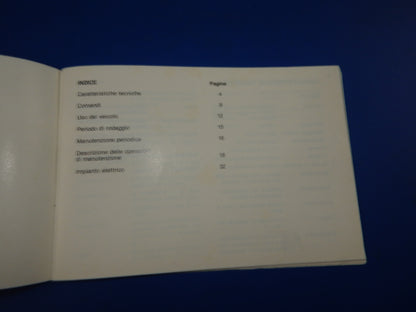 1980's MALANCA 2+ TIGROTTO ST54 GTS 50cc MOPED OWNER MANUAL MAINTENANCE BOOK - MotoRaider