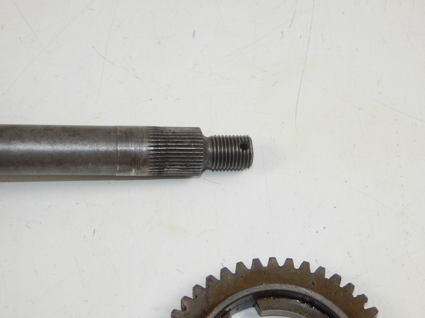 1950's VESPA PIAGGIO MOTOR TRANSMISSION GEAR BOX SHAFT VINTAGE SCOOTER ITALY - MotoRaider