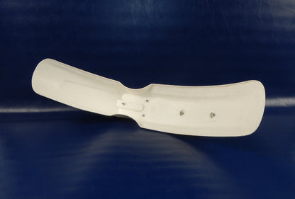 STILL MOTOR A443 FRONT FENDER WHITE BLUE PLASTIC CAGIVA HUSQVARNA YAMAHA L=37.5" - MotoRaider