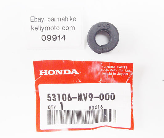 NOS OEM HONDA CBR600F/CBR900RR/ RUBBER A HANDLE WEIGHT 53106-MV9-000 - MotoRaider